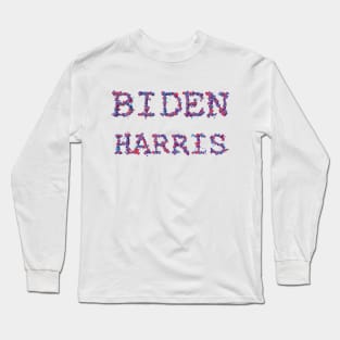 Biden and Harris lettering Long Sleeve T-Shirt